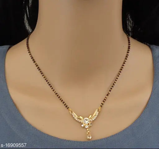 sungold designer and stylish alloy trendy mangalsutra