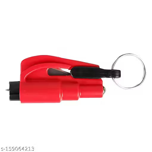MAPPERZ 1 Pc Keychain Car Escape Tool Seatbelt Cutter and Window Breaker – (Multicolor)